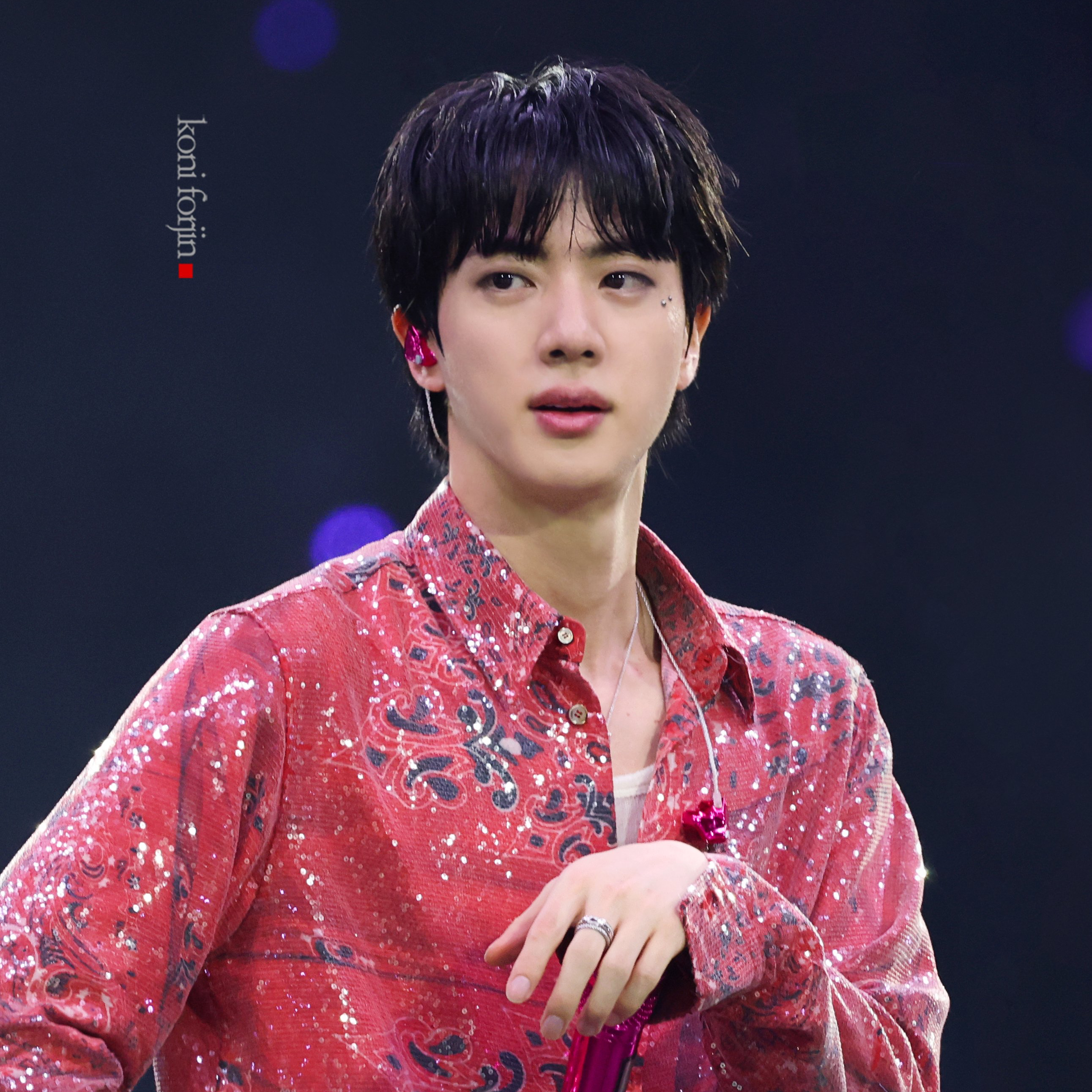 A moment captured by Jin (BTS)'s fan