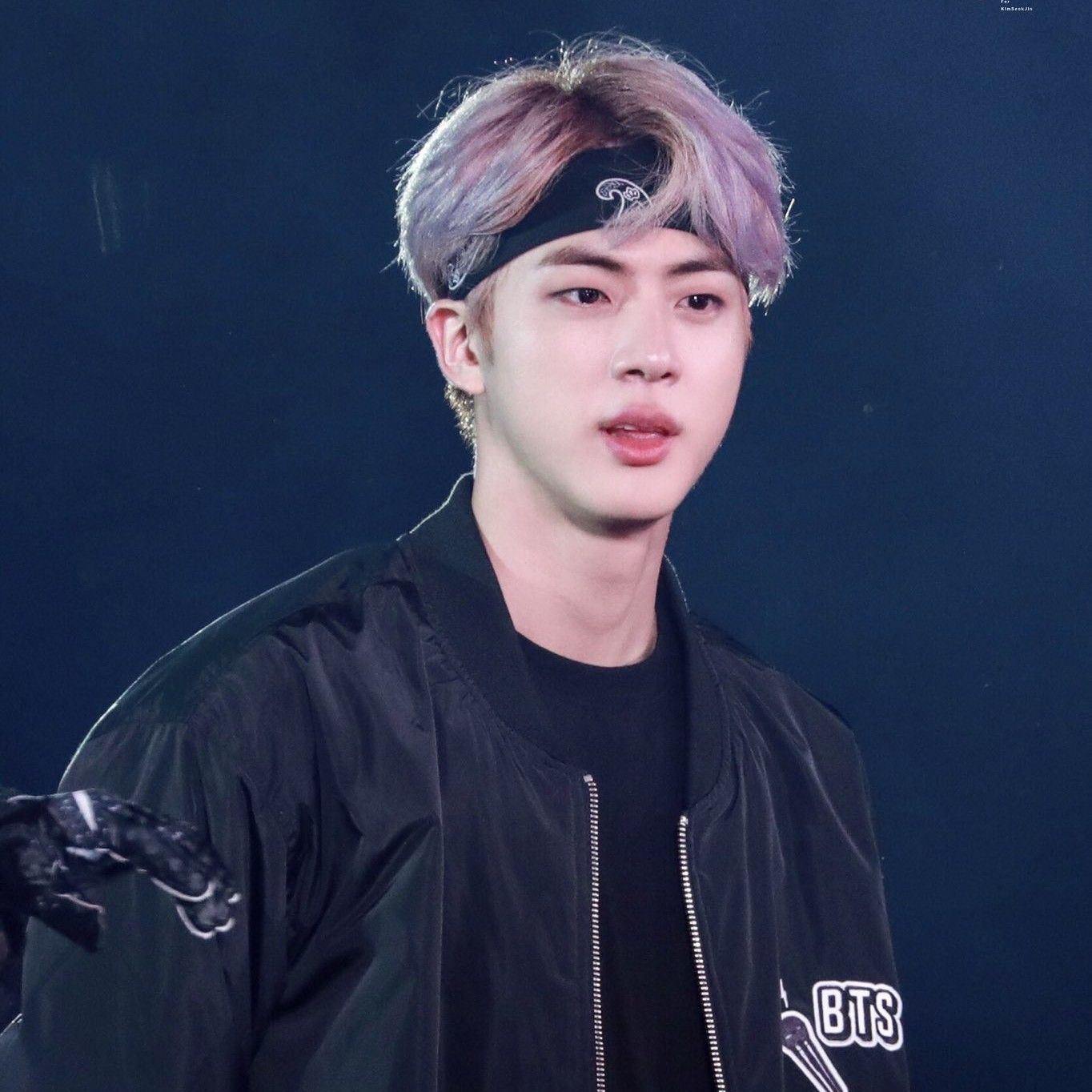 Recent activity shot of Jin (BTS)