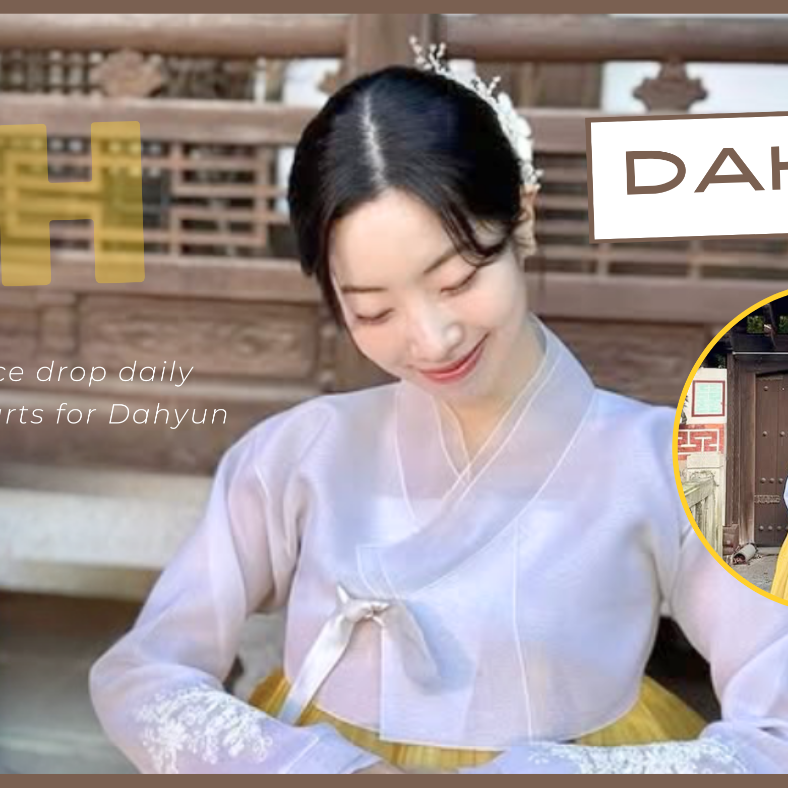 Foto terbaru Dahyun (TWICE)