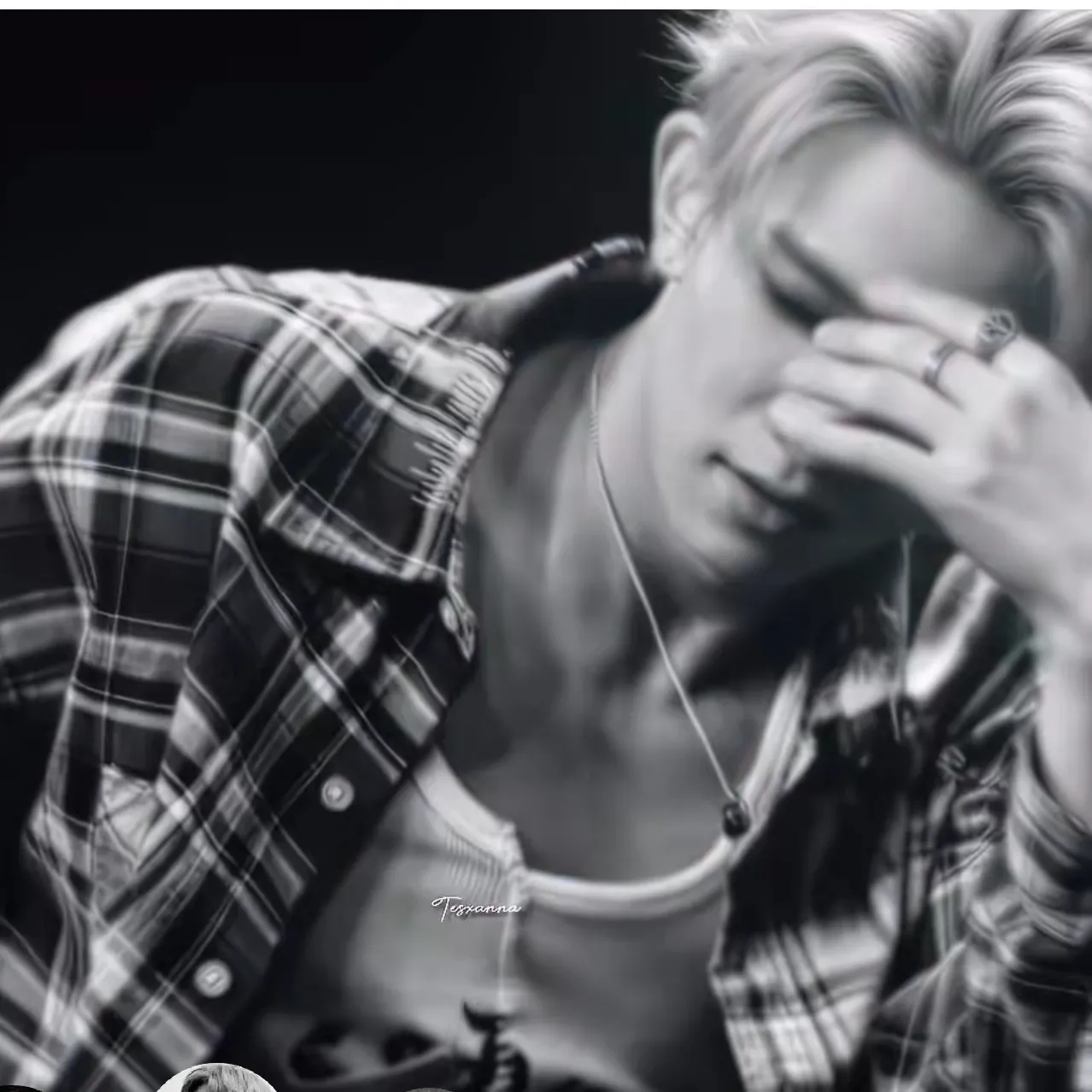 Evanの舞台裏ショット