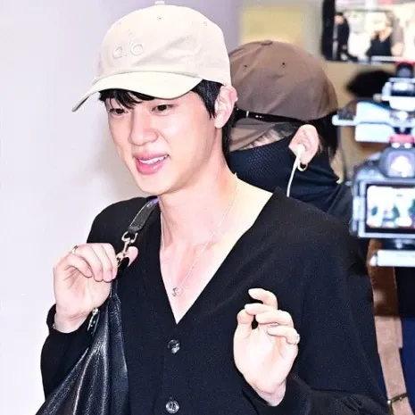 Recent activity shot of Jin (BTS)