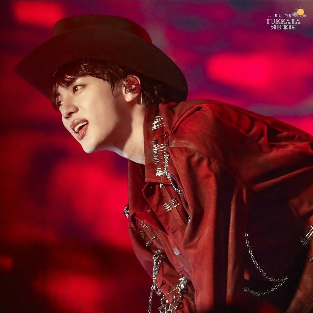 Momen yang diabadikan oleh penggemar Jin (BTS)