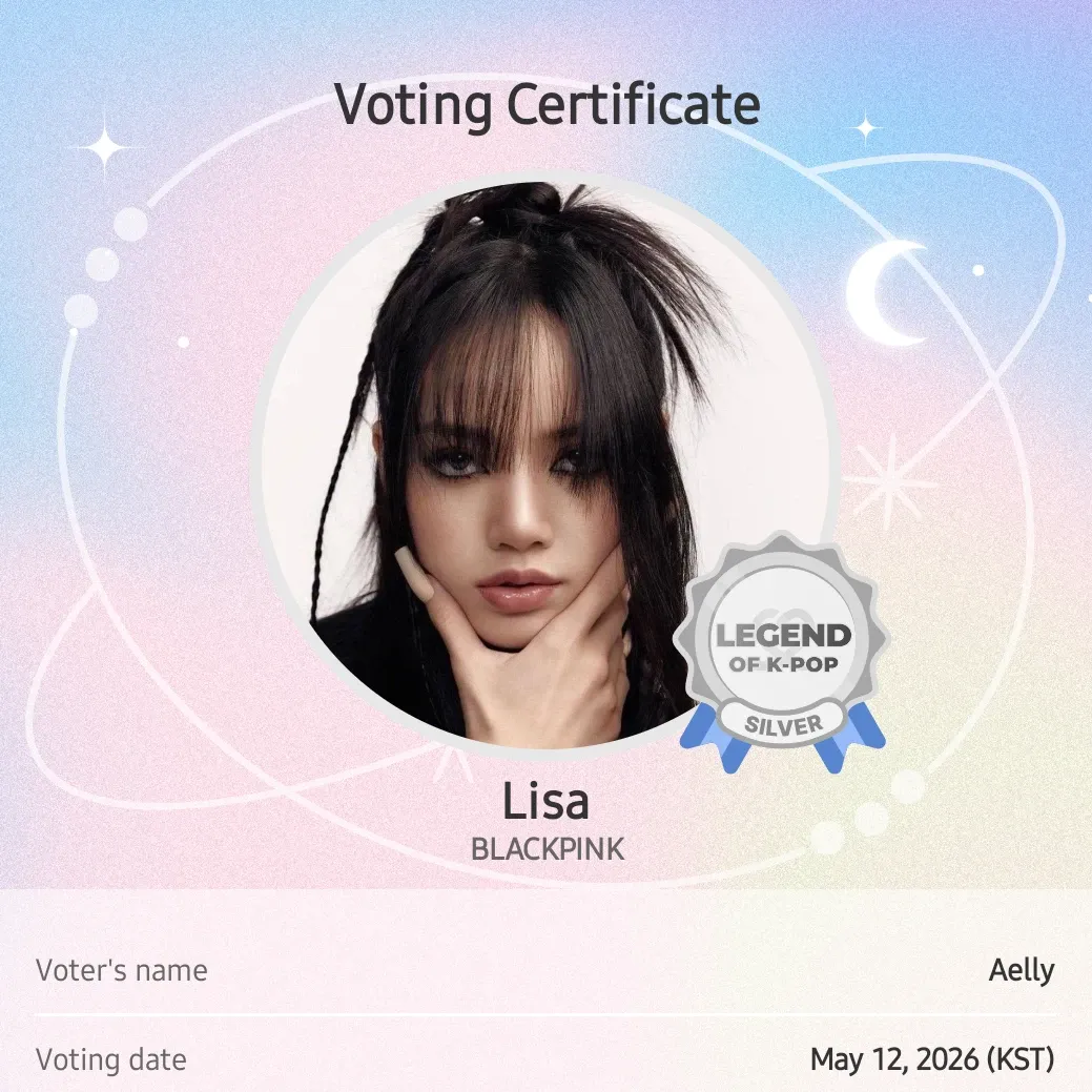 Behind-the-scenes cut of Lisa (BLACKPINK)