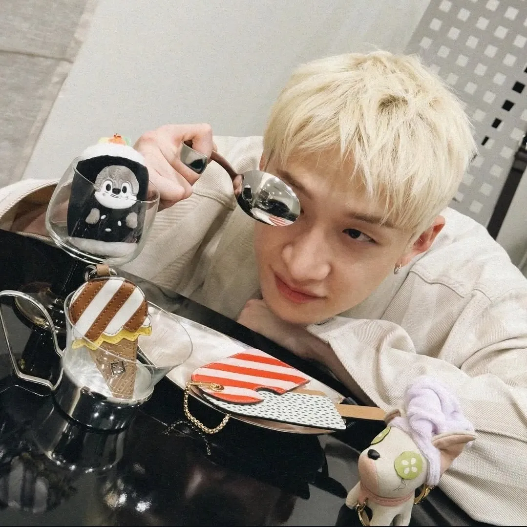 A moment captured by Bang Chan (Stray Kids)'s fan