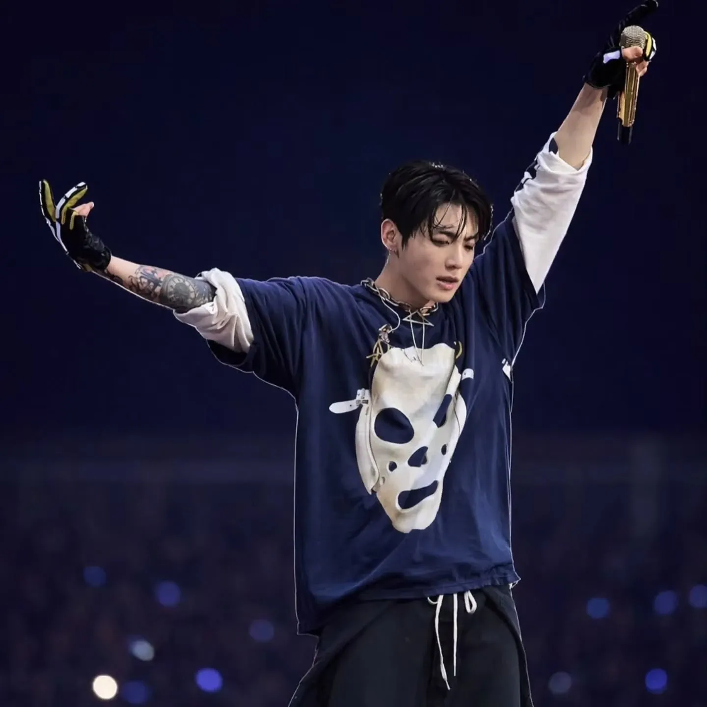 A moment captured by Jungkook (BTS)'s fan