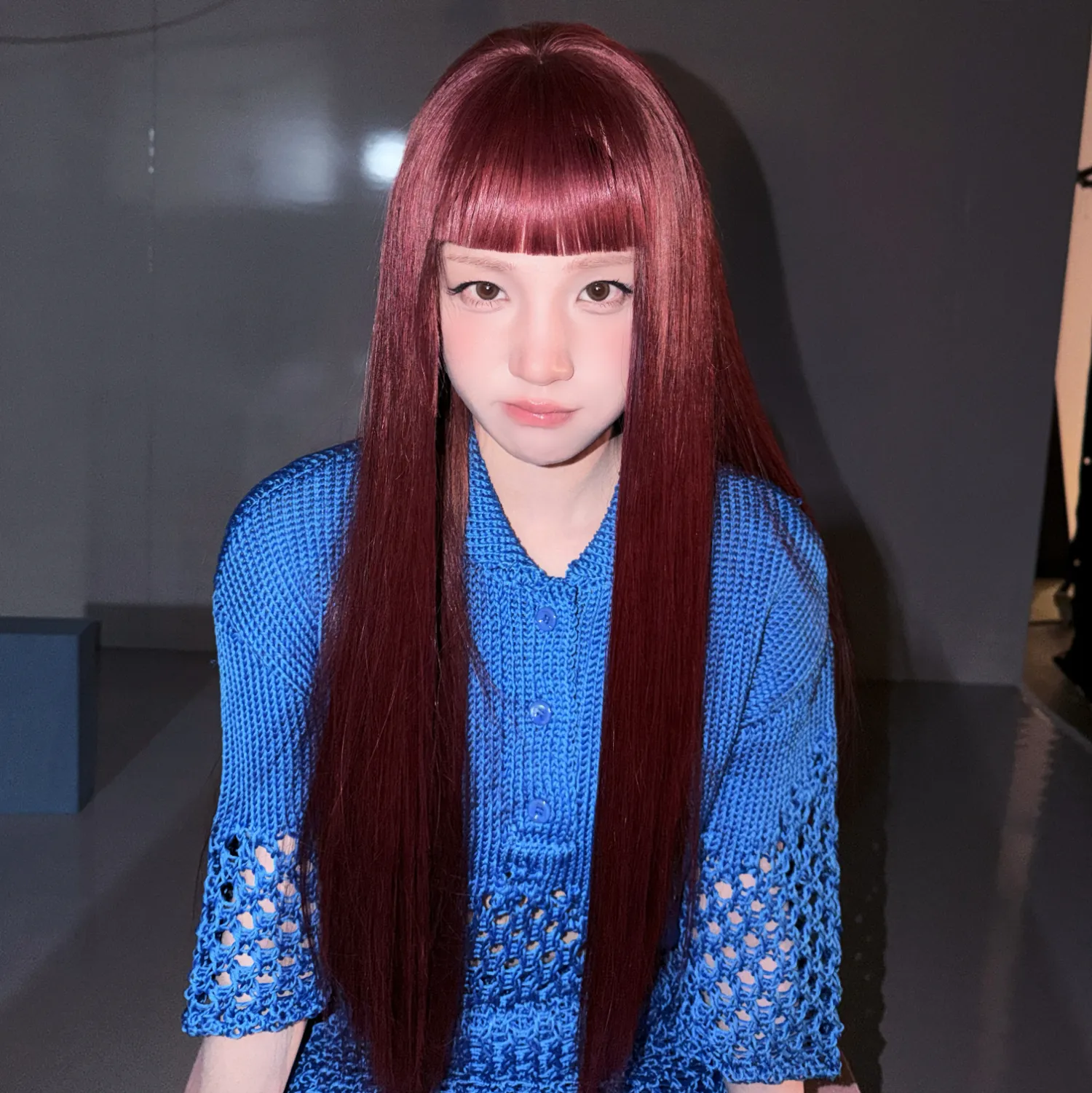 A moment captured by Yuqi (i-dle)'s fan