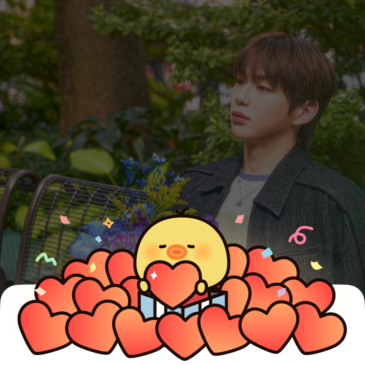 강다니엘의 비하인드 컷