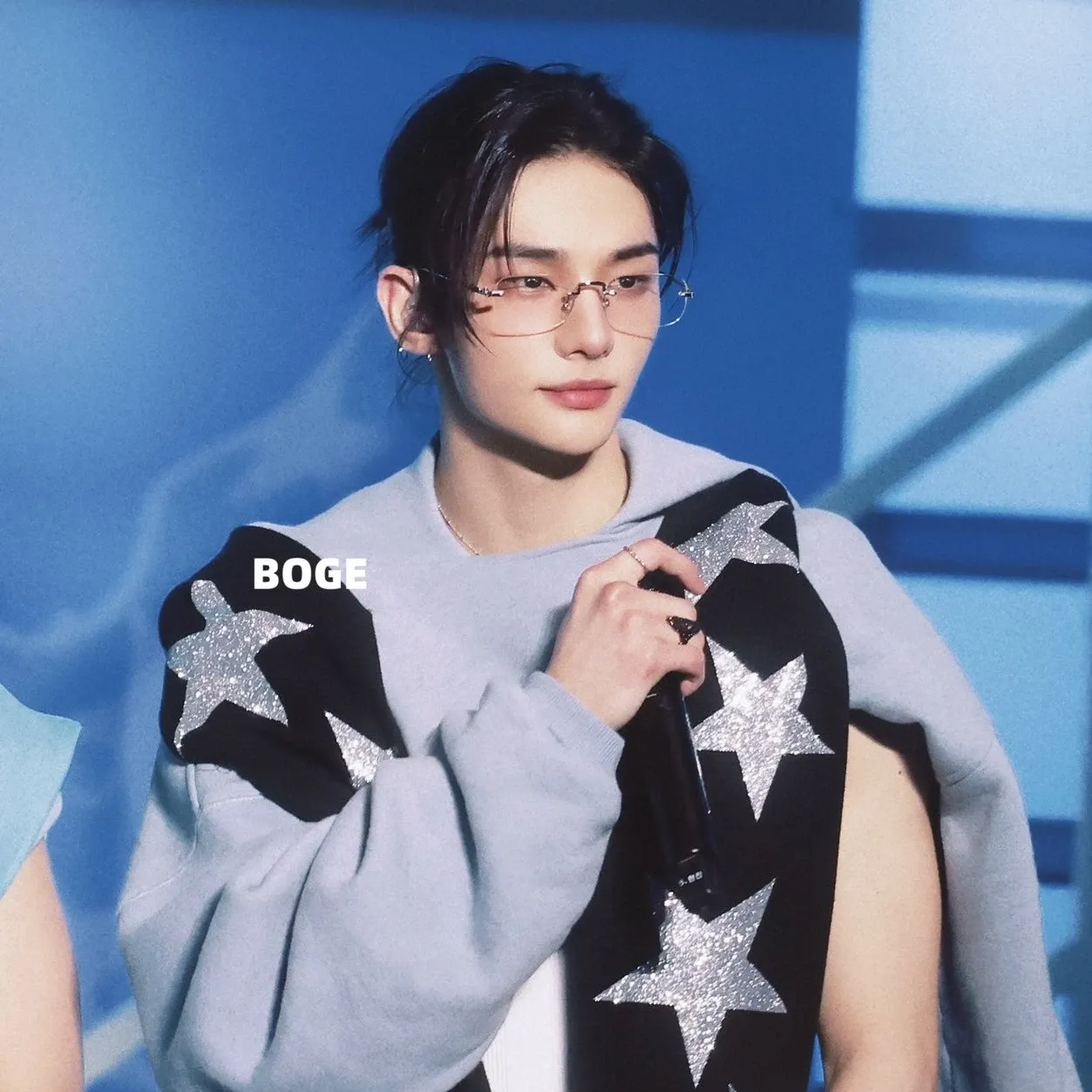 Recent activity shot of Hyunjin (Stray Kids)