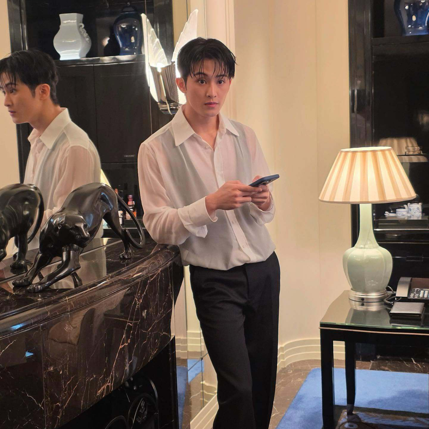 Recent activity shot of Mark (NCT 127, NCT DREAM)