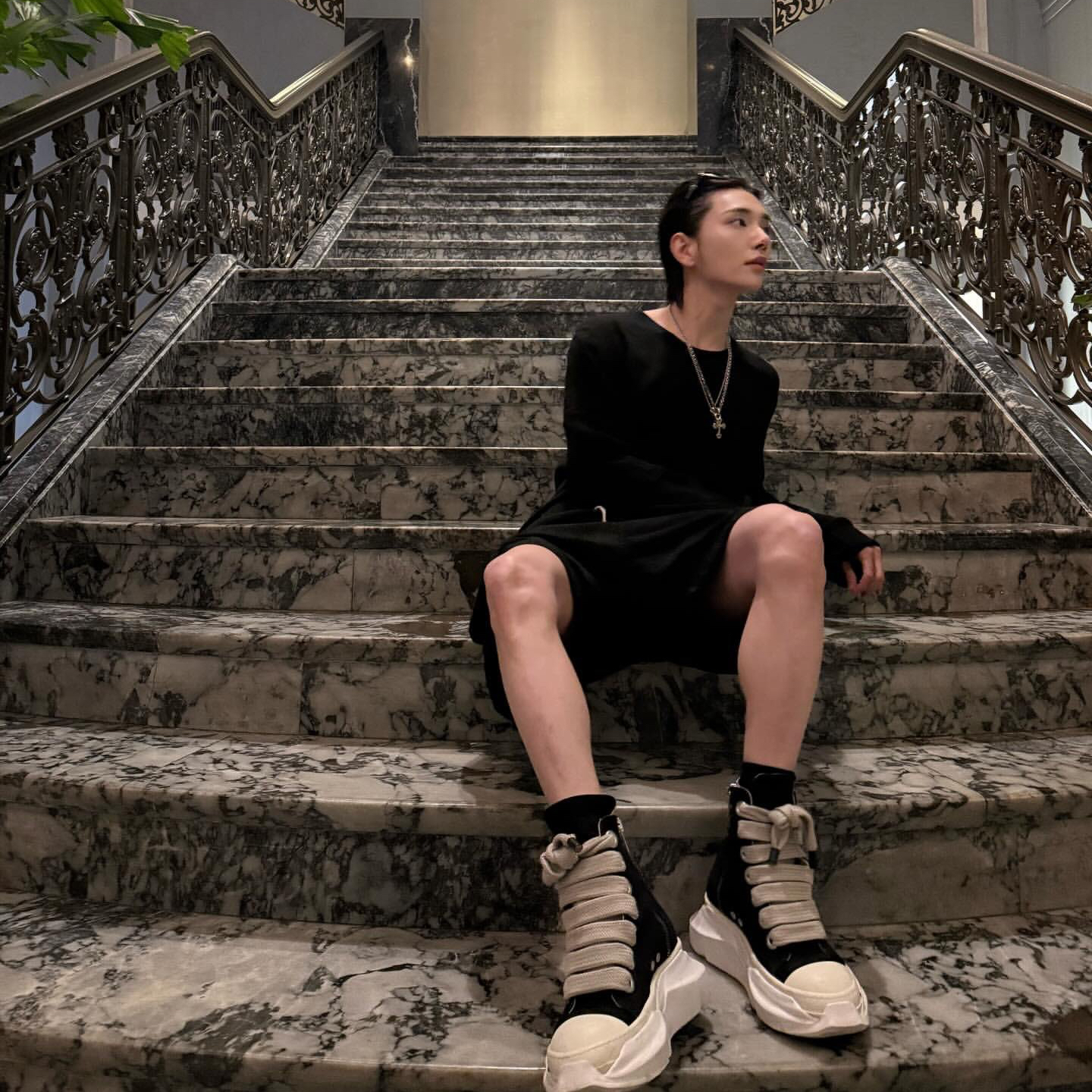 A moment captured by Joshua (SEVENTEEN)'s fan