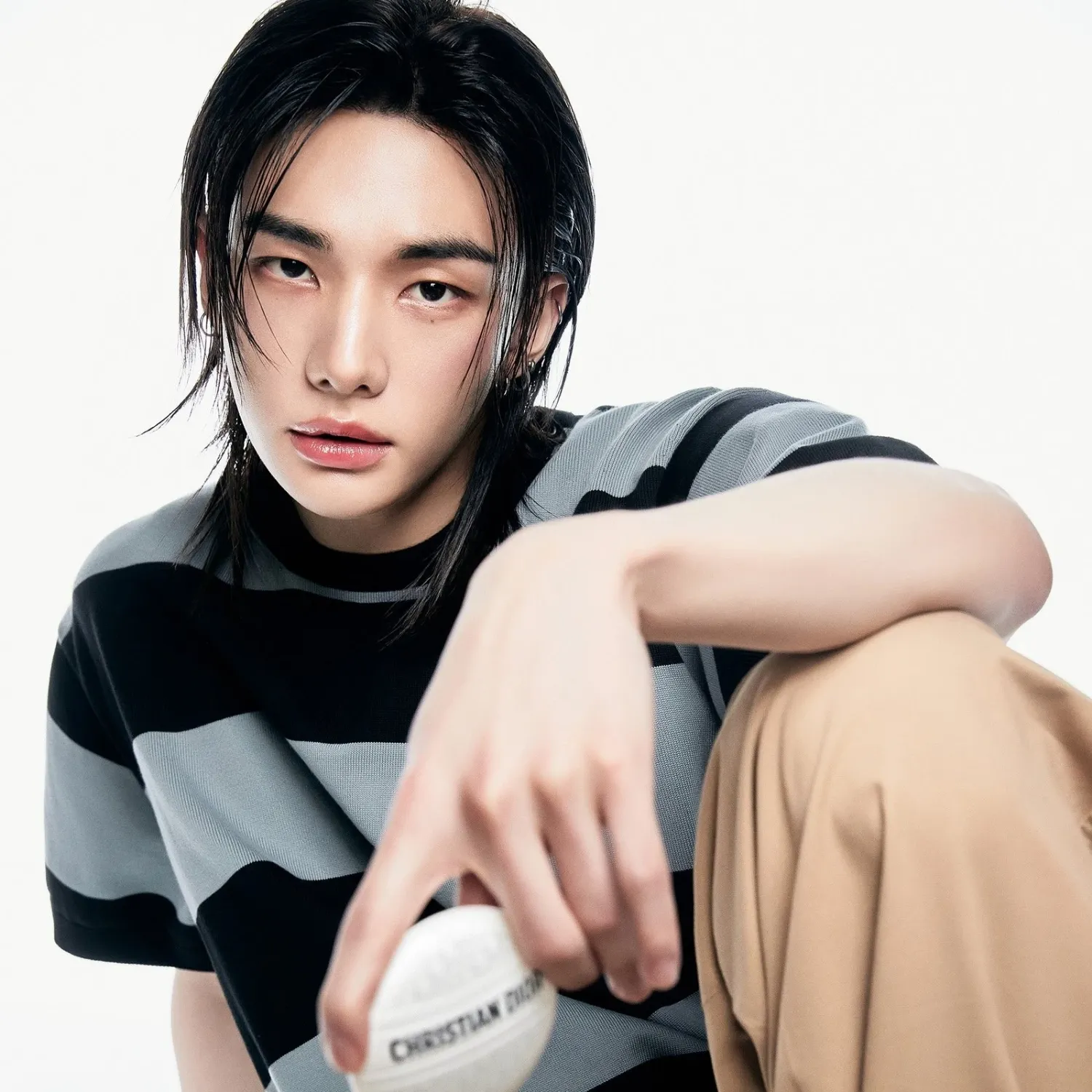 Recent activity shot of Hyunjin (Stray Kids)