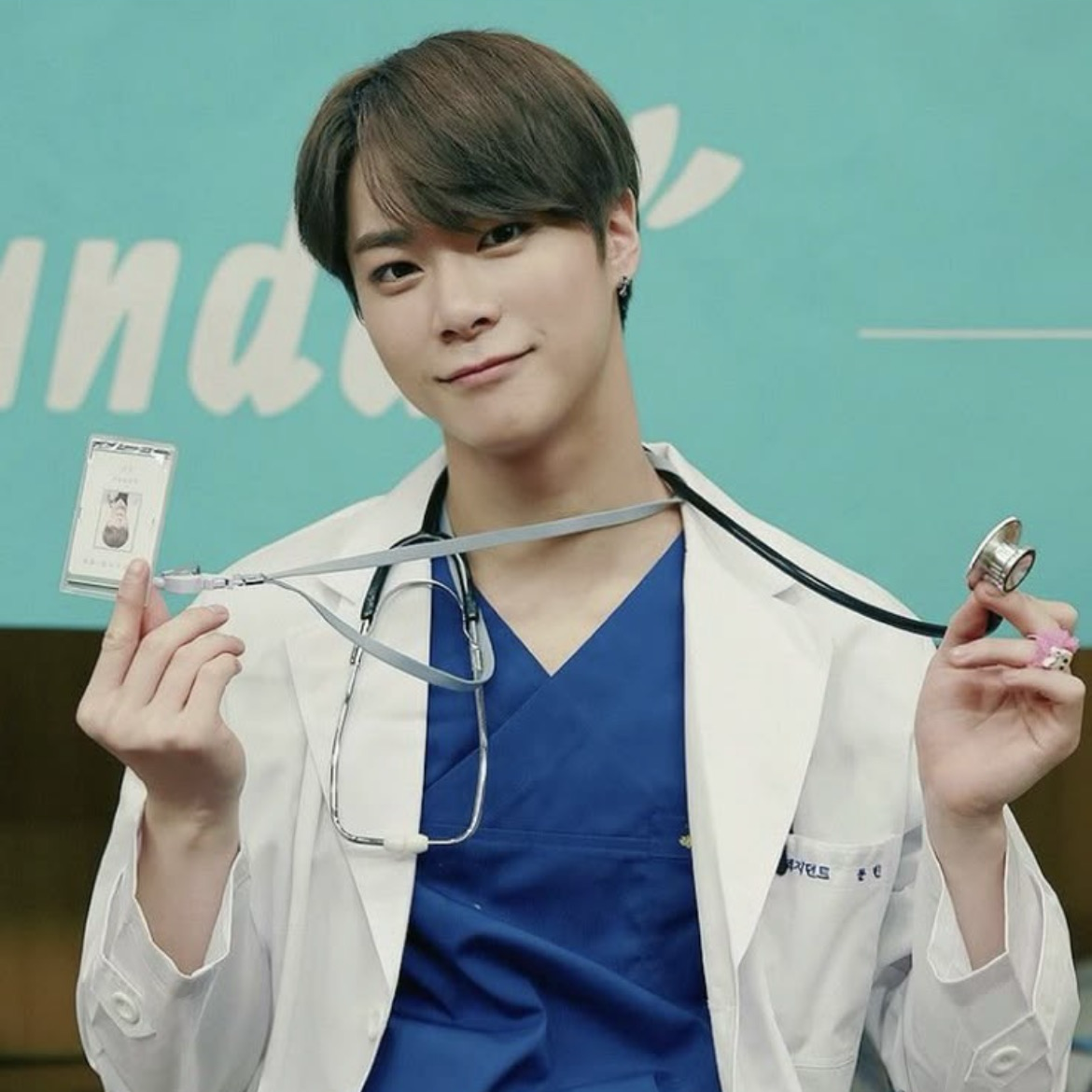 Recent activity shot of Moonbin (ASTRO)