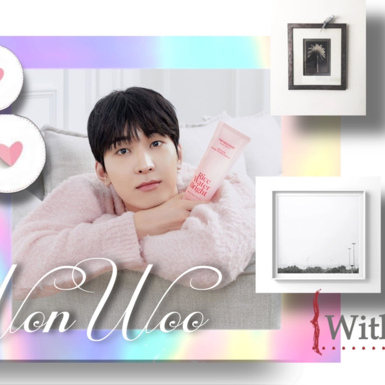 A moment captured by Wonwoo (SEVENTEEN)'s fan