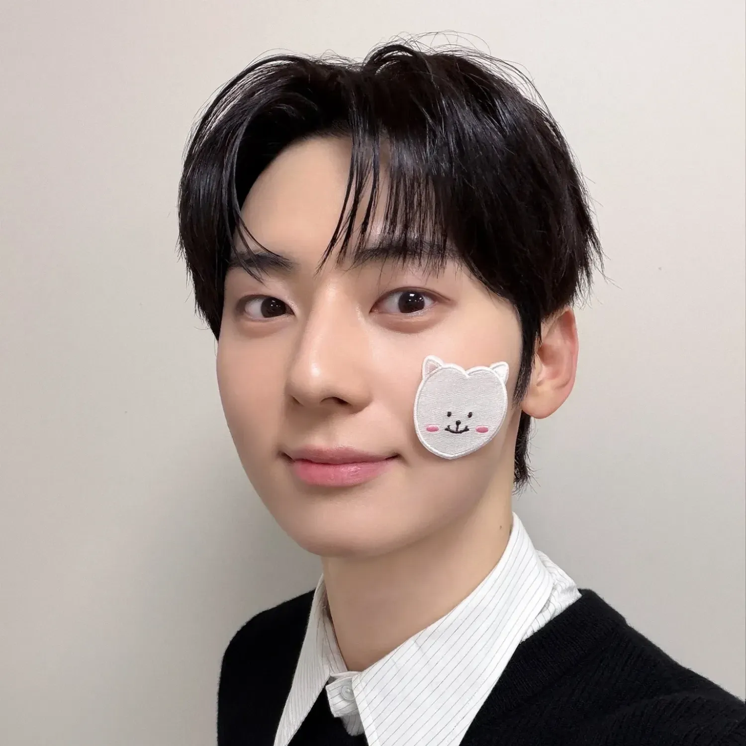 A moment captured by Hwang Minhyun's fan