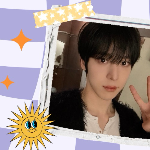 Recent activity shot of Yunho (ATEEZ)