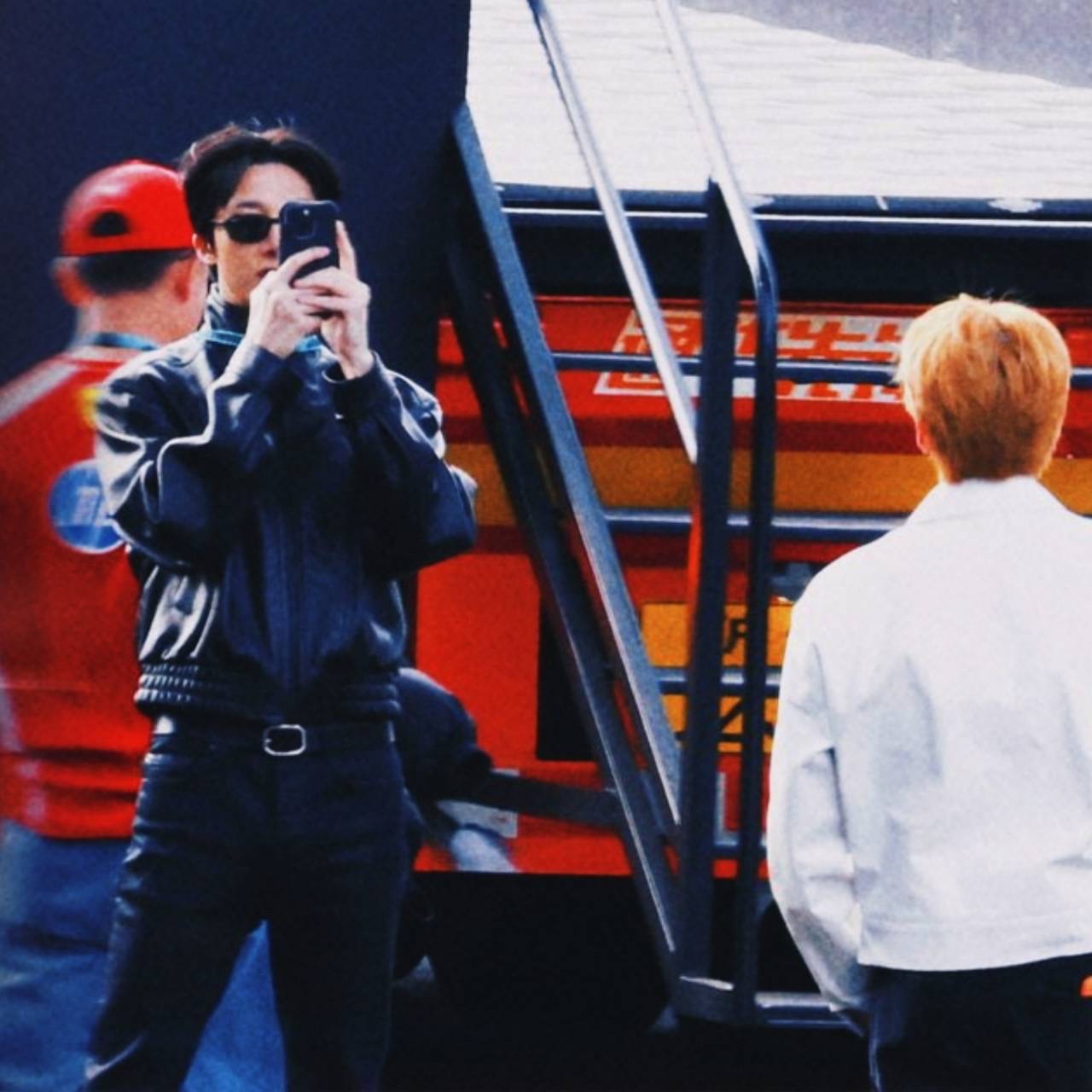 Behind-the-scenes cut of Hyungwon (MONSTA X)