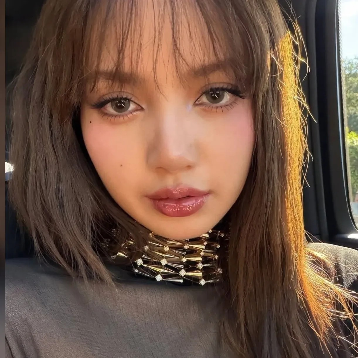 Momen yang diabadikan oleh penggemar Lisa (BLACKPINK)