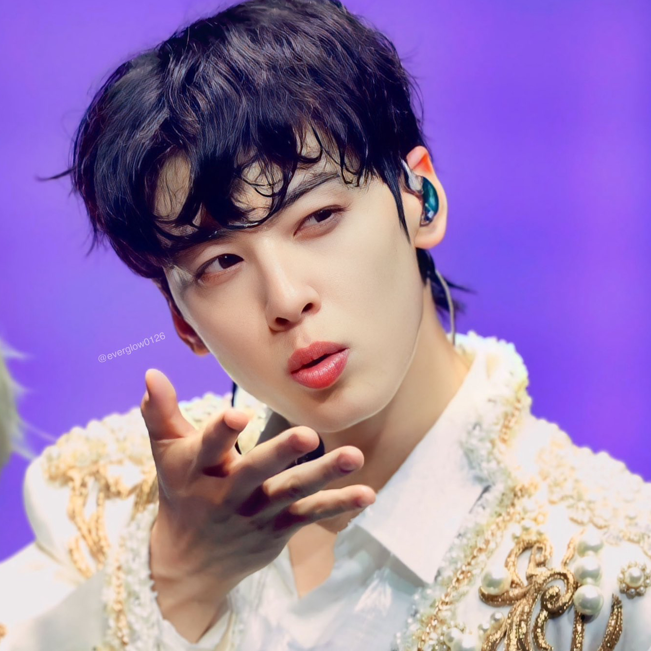 A moment captured by Eunwoo (ASTRO)'s fan