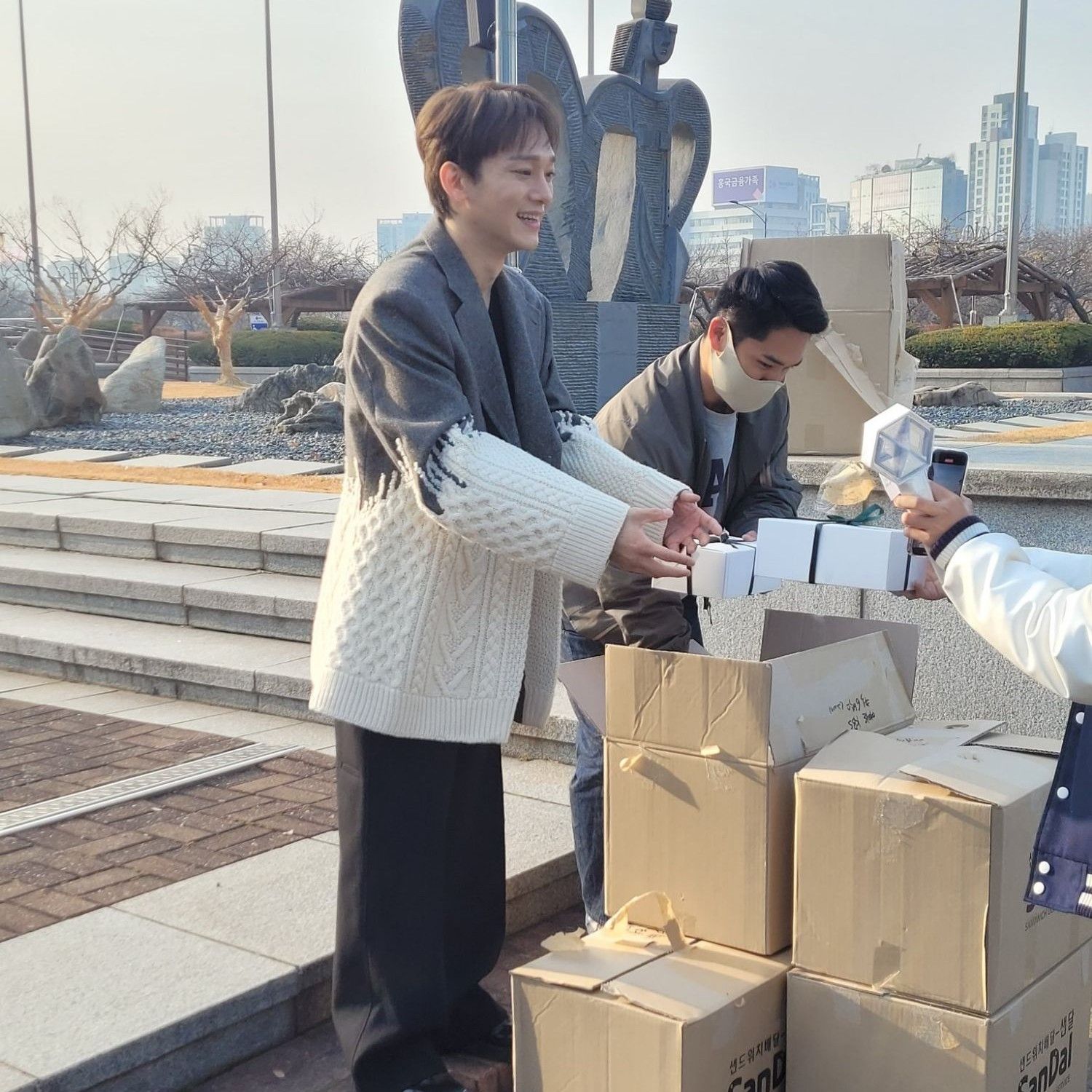 첸 (EXO) 팬이 찍은 순간