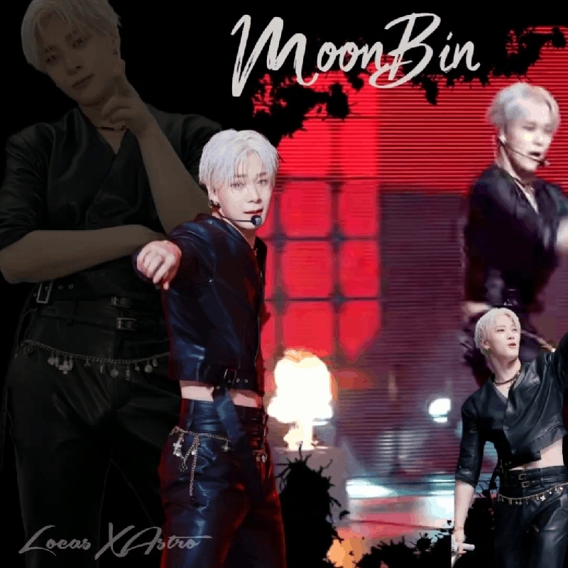 Recent activity shot of Moonbin (ASTRO)