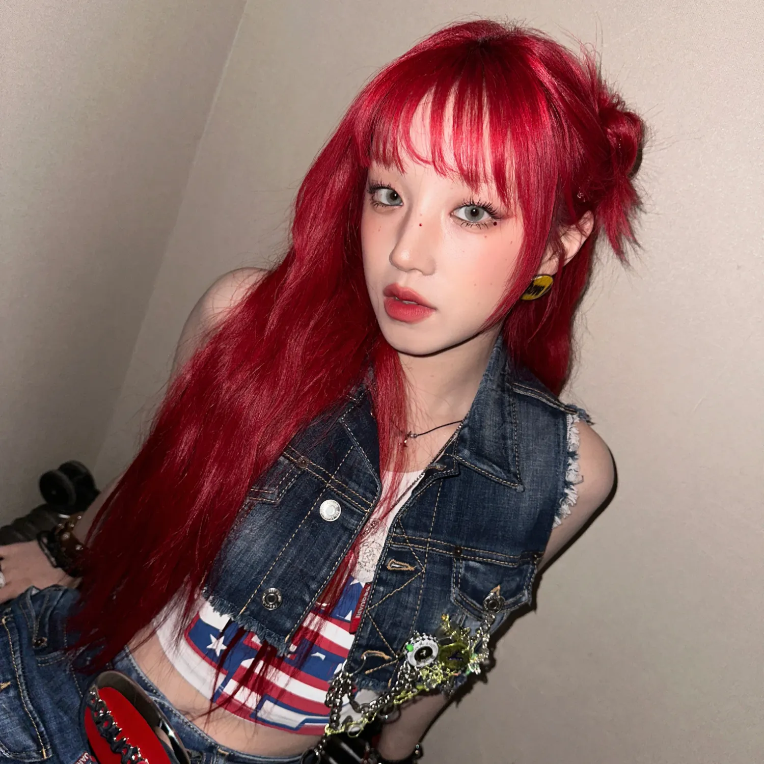 Behind-the-scenes cut of Yuqi (i-dle)