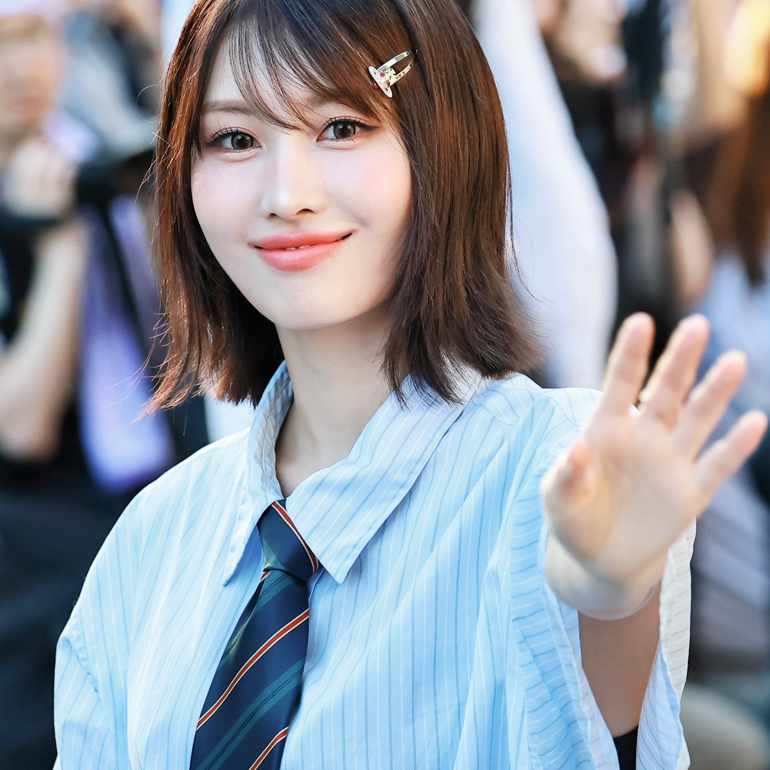 Momen yang diabadikan oleh penggemar Momo (TWICE)