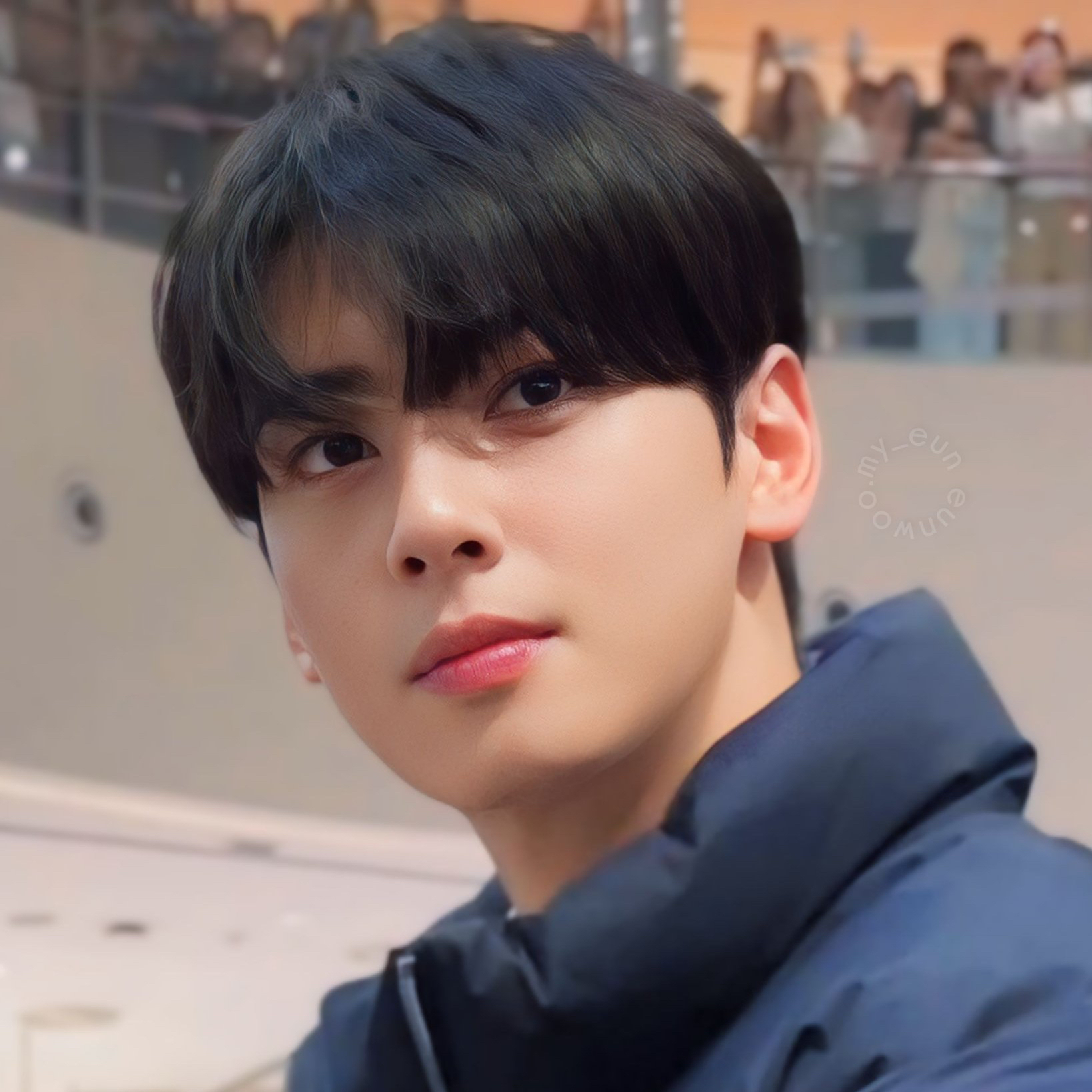 Recent activity shot of Eunwoo (ASTRO)
