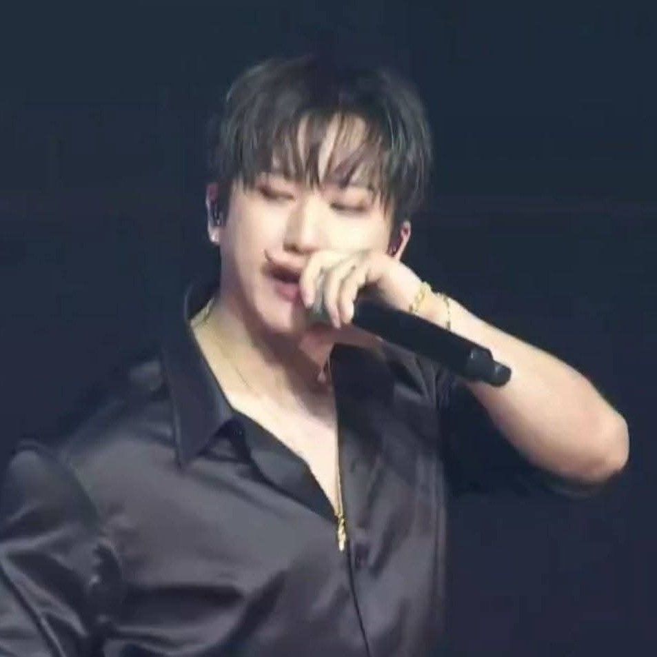 Recent activity shot of Changbin (Stray Kids)