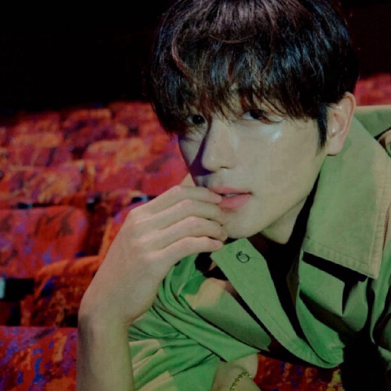 Recent activity shot of Hyunjae (THE BOYZ)