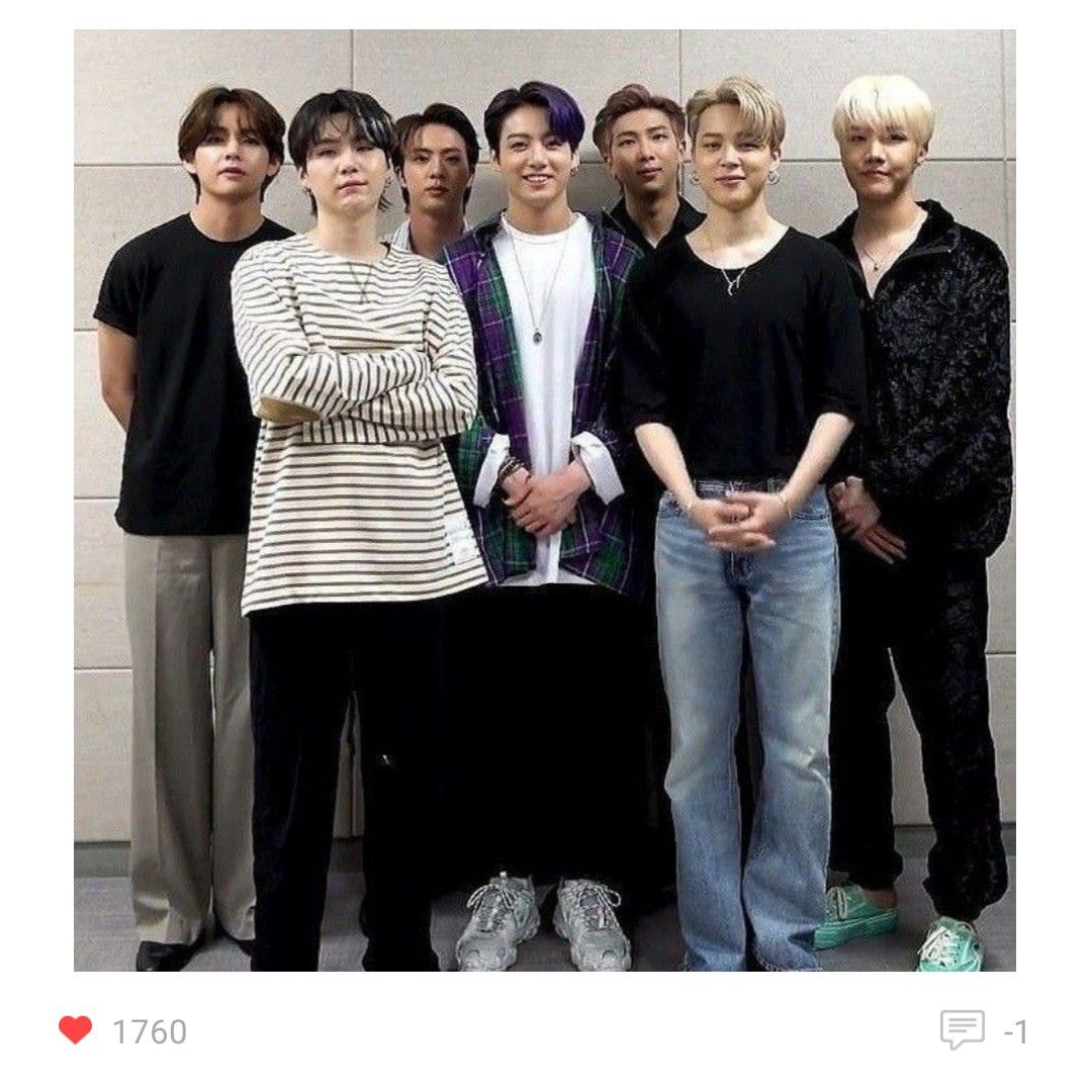 Recent activity shot of BTS