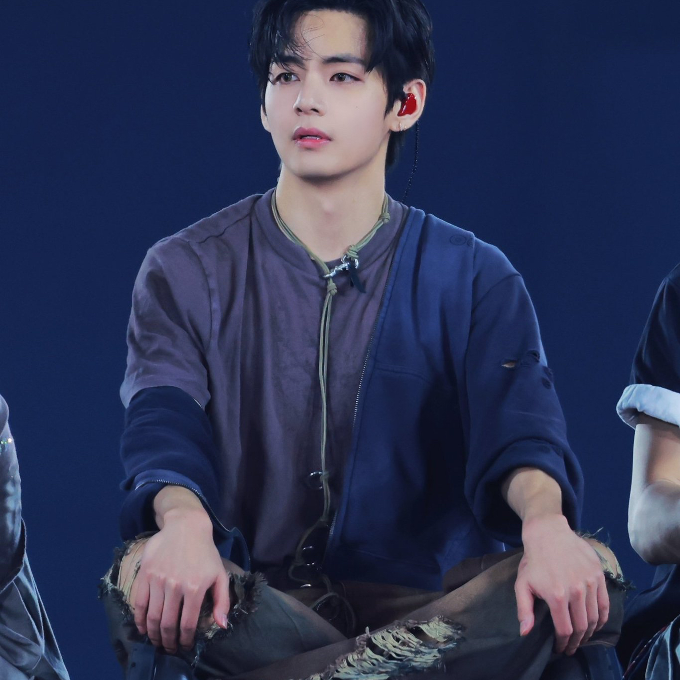 A moment captured by V (BTS)'s fan