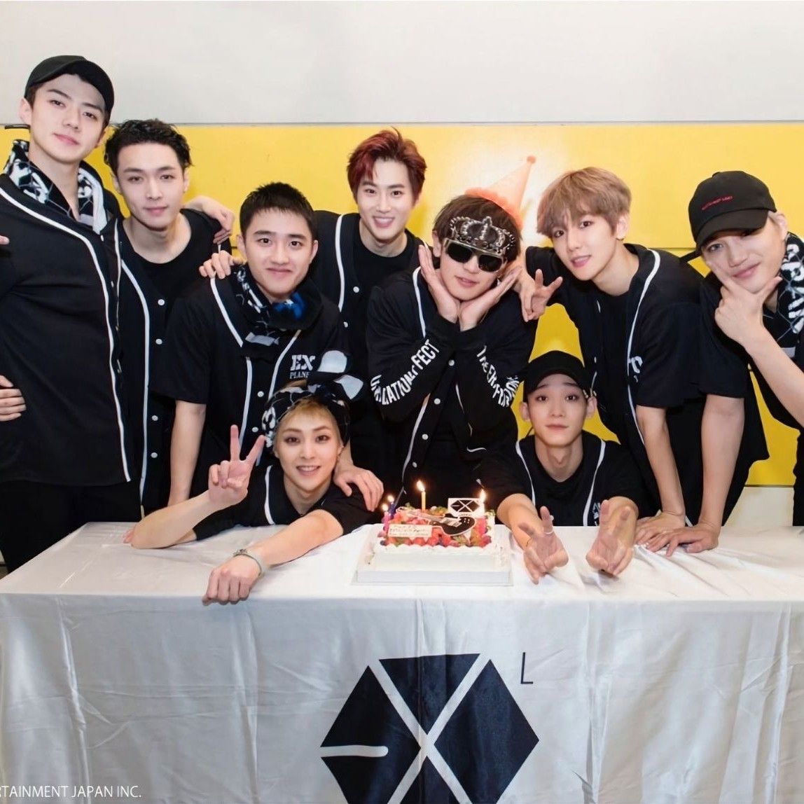 Recent activity shot of EXO