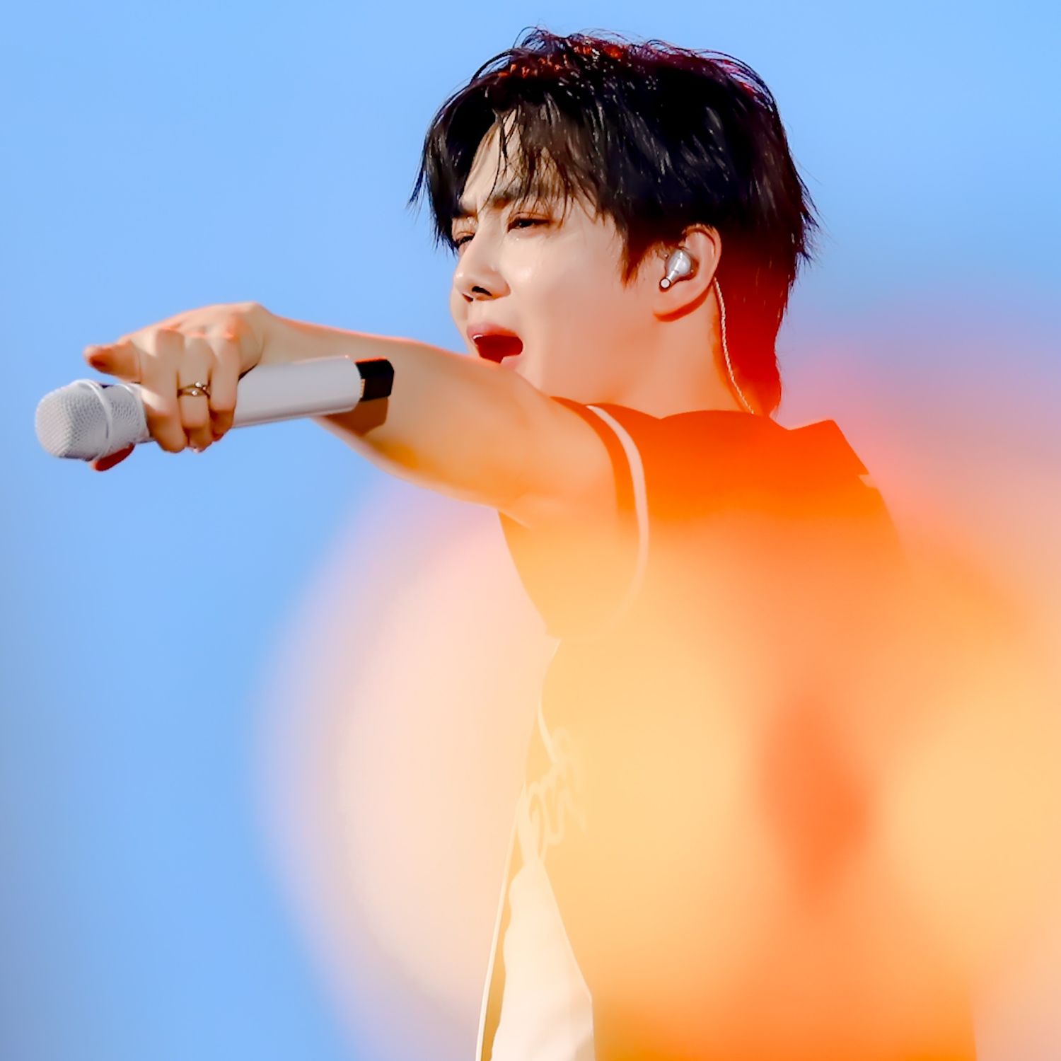 Recent activity shot of Suho (EXO)