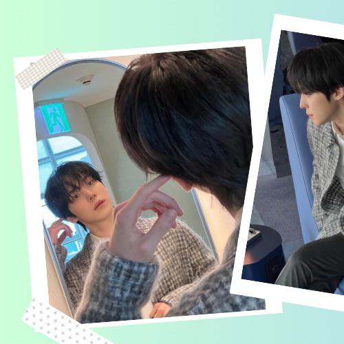 A moment captured by Yunho (ATEEZ)'s fan