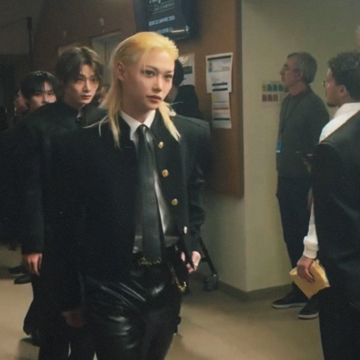 A moment captured by Felix (Stray Kids)'s fan