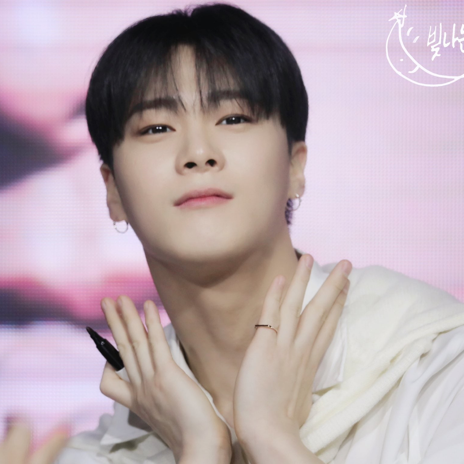 Recent activity shot of Moonbin (ASTRO)