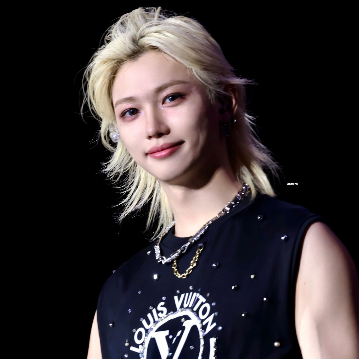 Recent activity shot of Felix (Stray Kids)