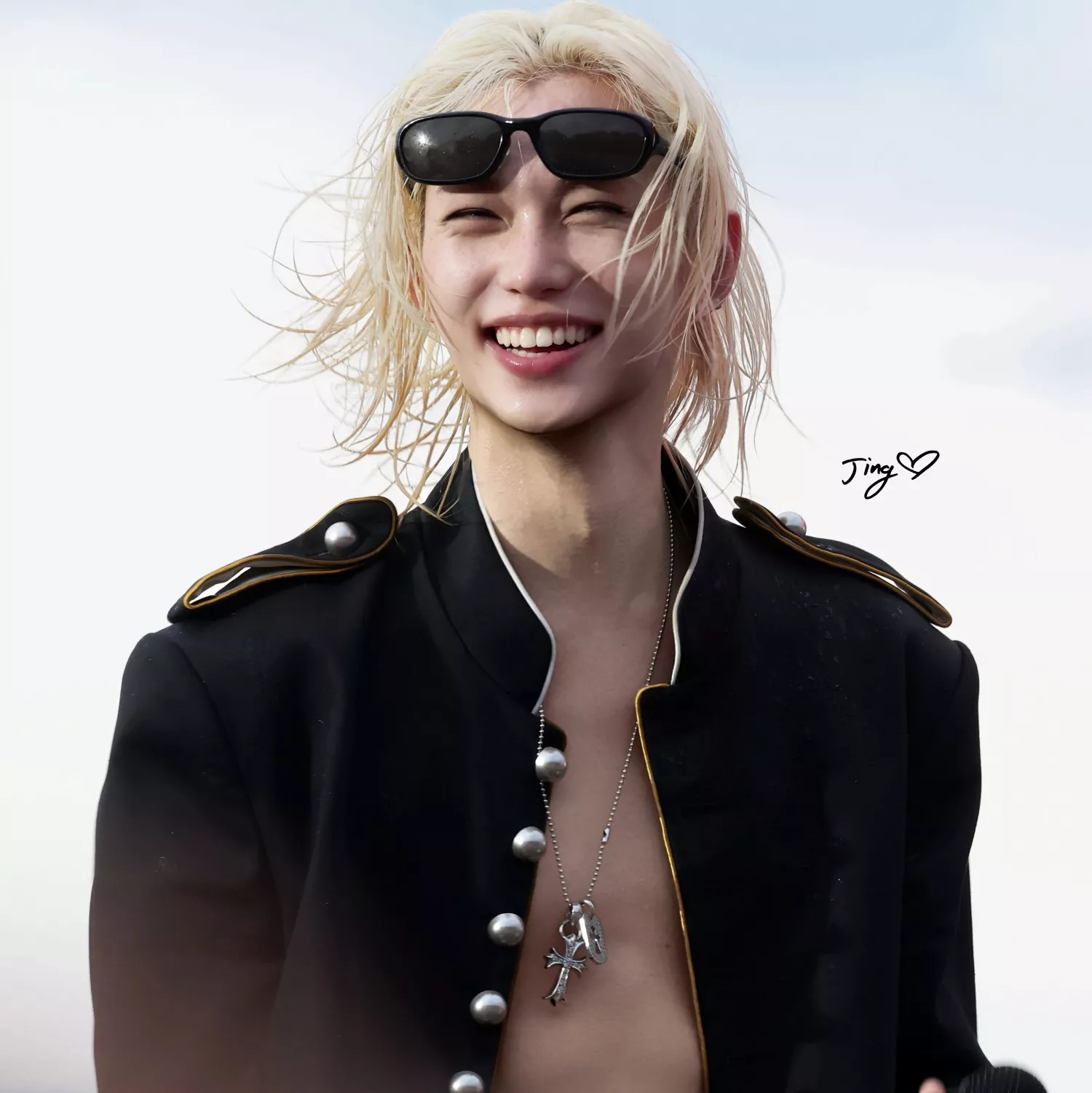 A moment captured by Felix (Stray Kids)'s fan