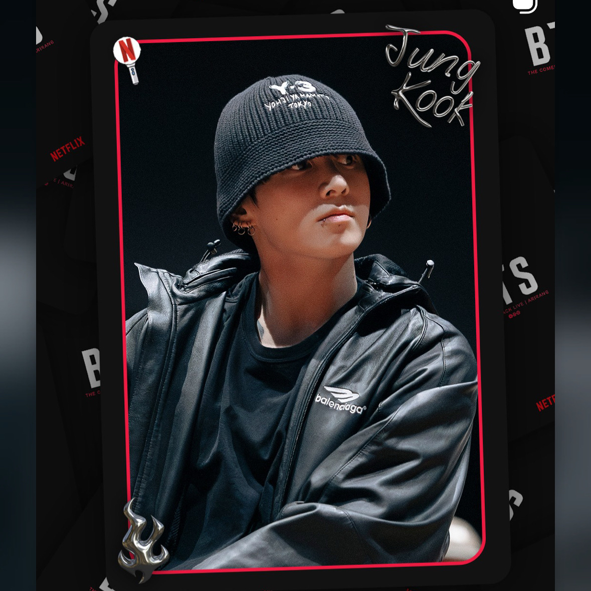 A moment captured by Jungkook (BTS)'s fan