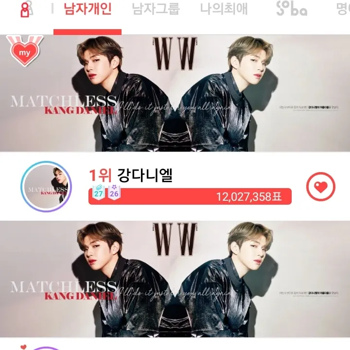 강다니엘의 비하인드 컷