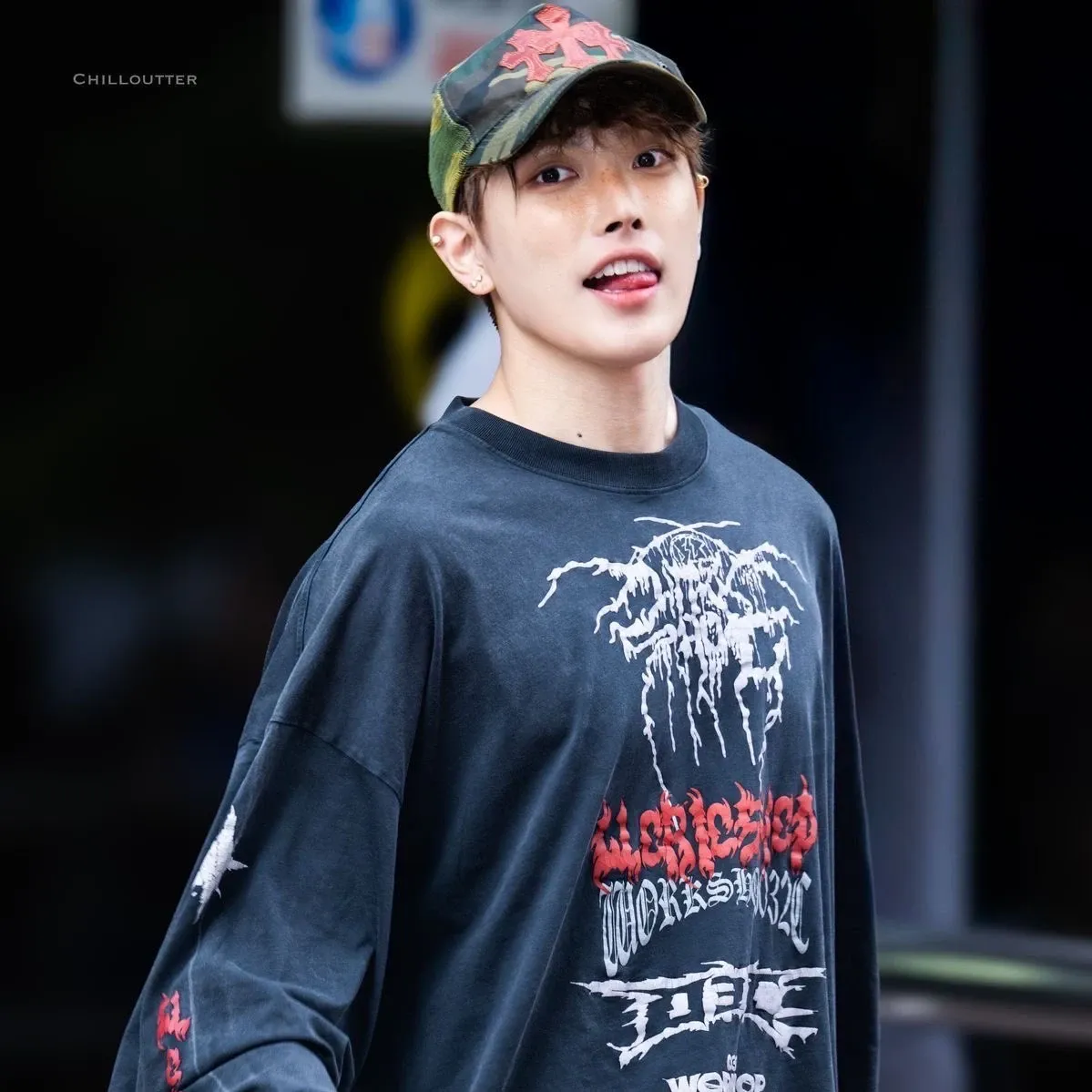 Recent activity shot of Hongjoong (ATEEZ)