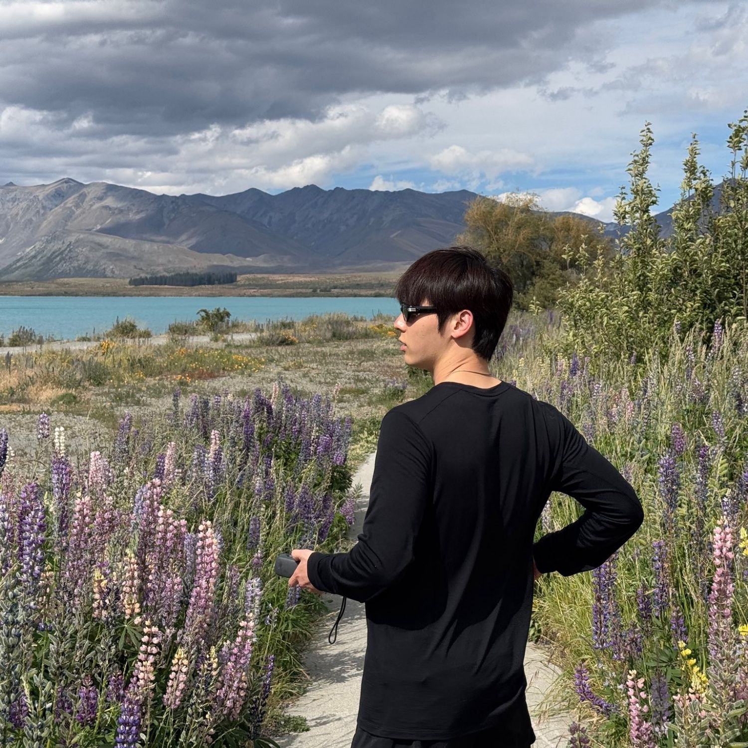 A moment captured by Hwang Minhyun's fan