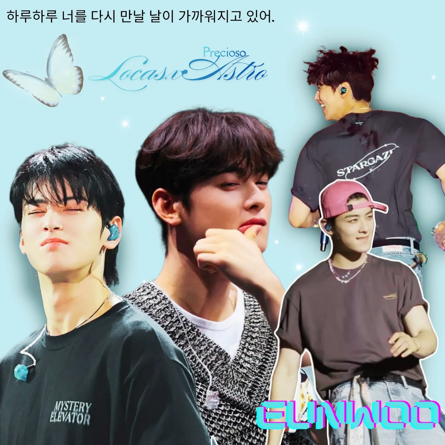 Momen yang diabadikan oleh penggemar Eunwoo (ASTRO)
