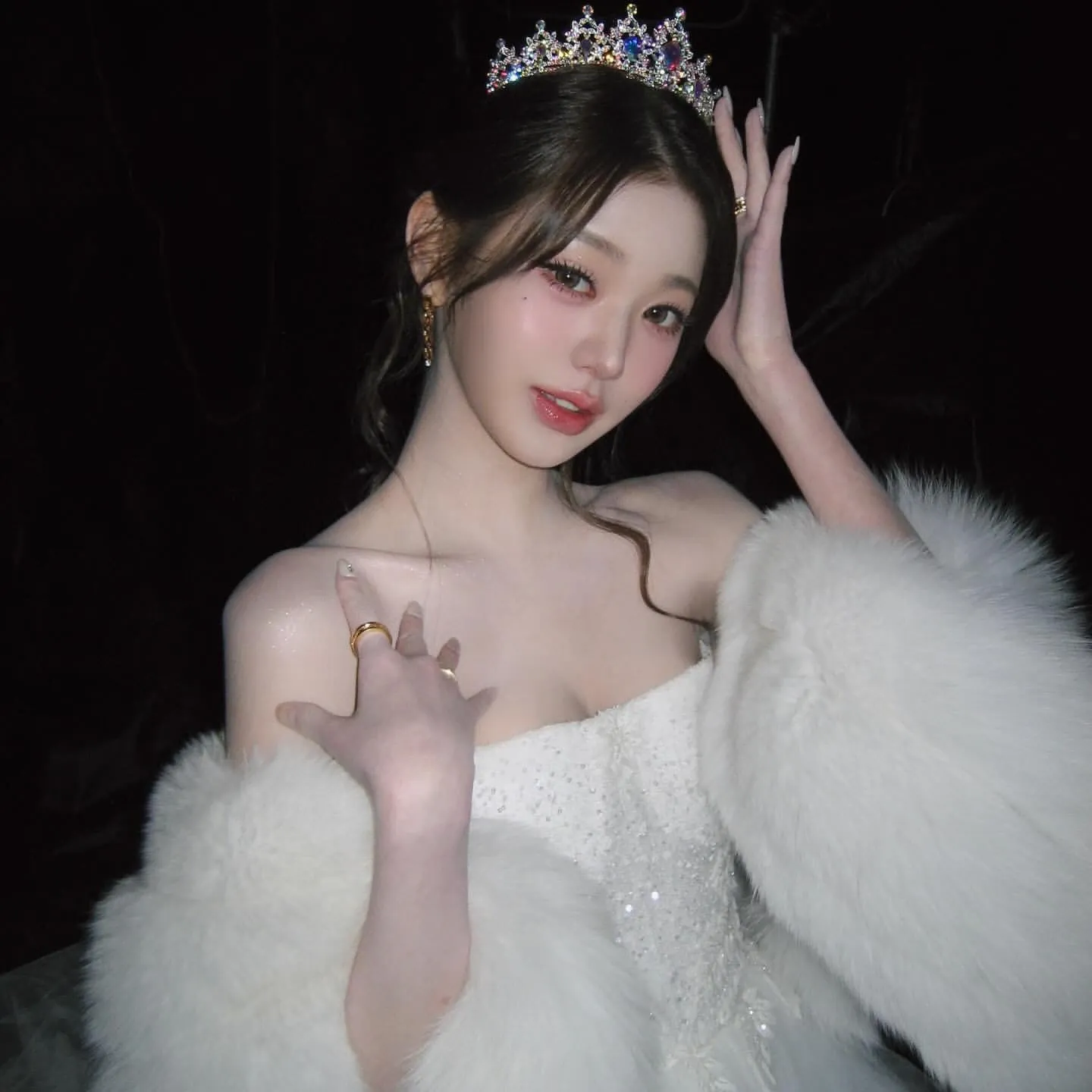 A moment captured by Jang Wonyoung (IVE)'s fan
