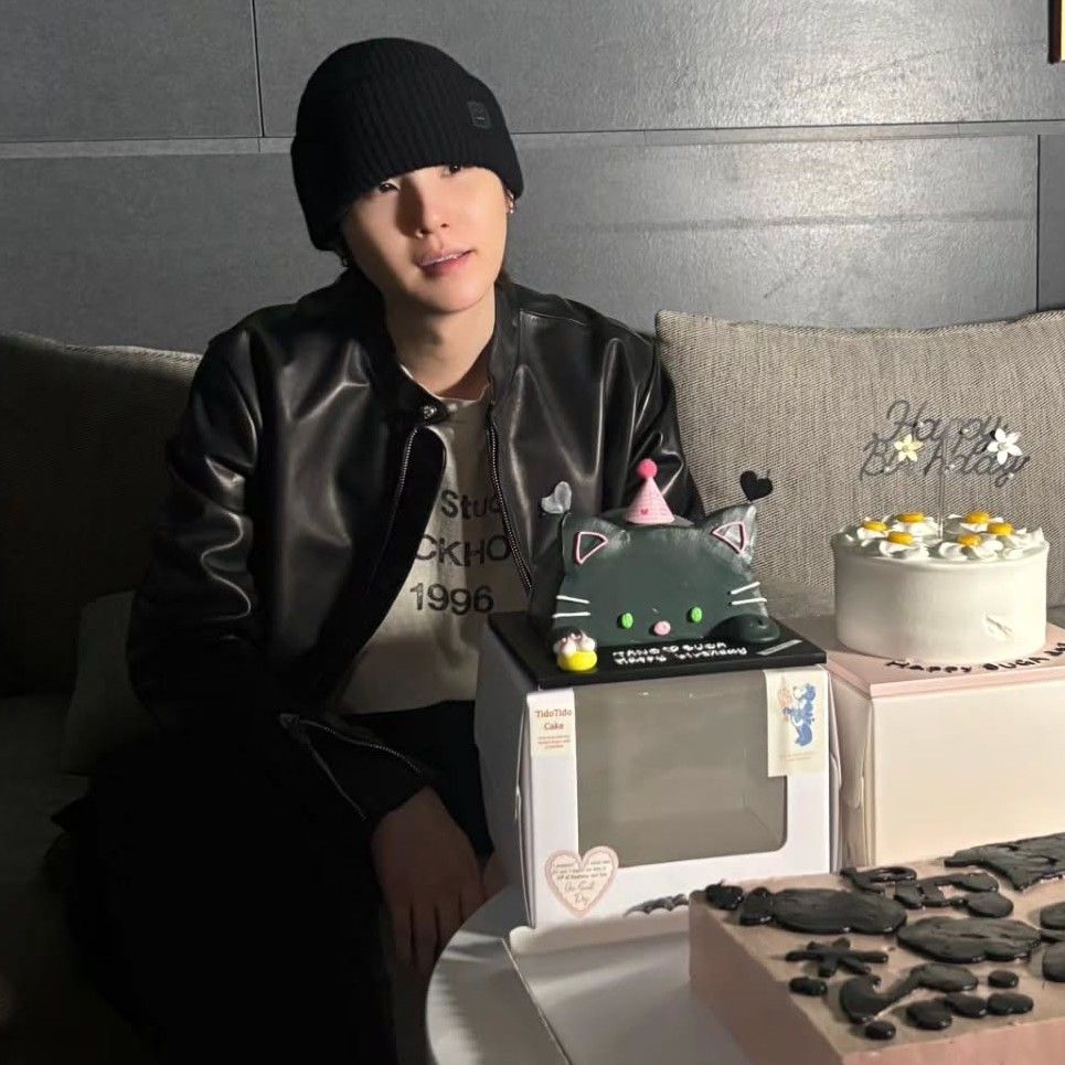 SUGA (防弹少年团)粉丝拍下的瞬间