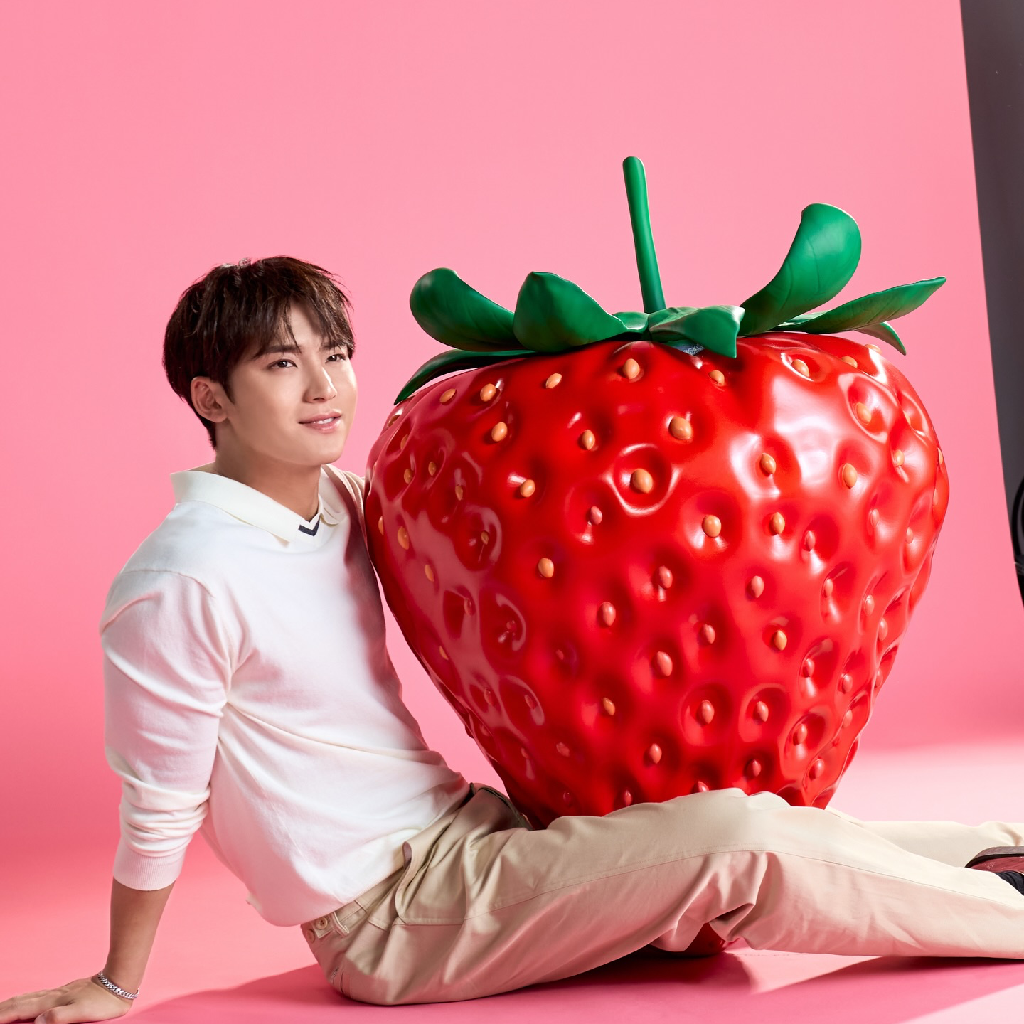 A moment captured by Mingyu (SEVENTEEN)'s fan