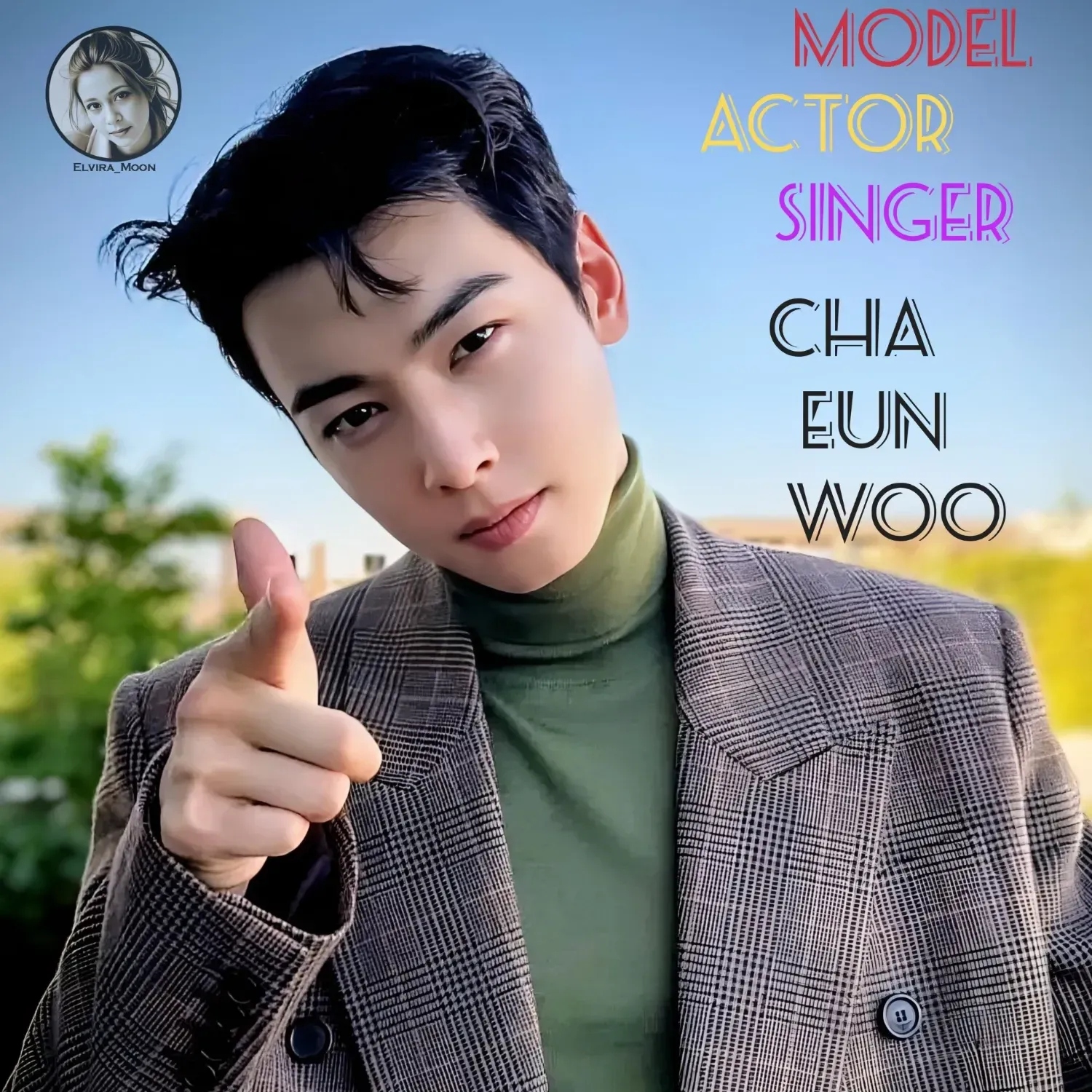 Recent activity shot of Eunwoo (ASTRO)