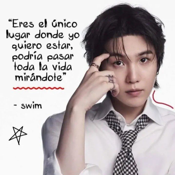 Recent activity shot of SUGA (BTS)