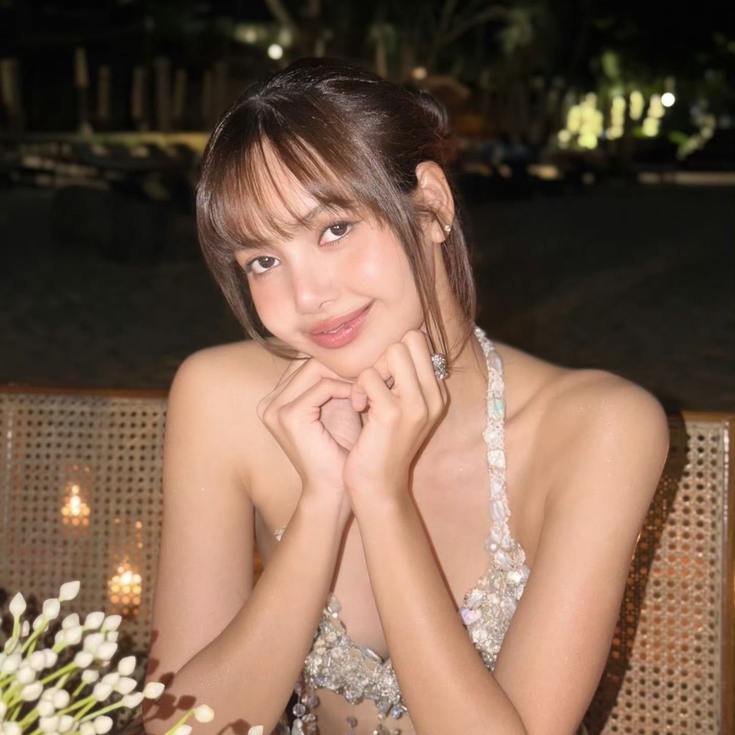 Momen yang diabadikan oleh penggemar Lisa (BLACKPINK)