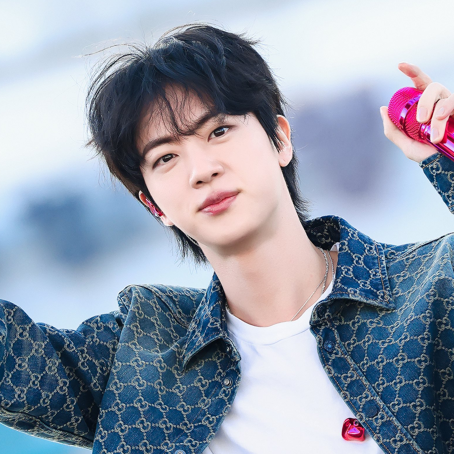 Recent activity shot of Jin (BTS)